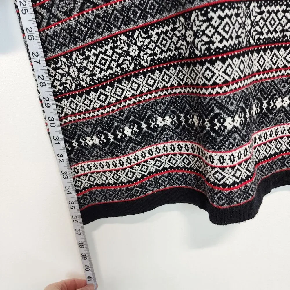 Hanna Andersson 160 Girls Sweater Dress 14-16 Fair Isle Nordic Christmas Snow
